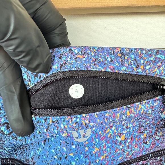 Lululemon Pace Rival Womens Leggings Blue 4 Athletic Athleisure Celestial Boho - Picture 9 of 11